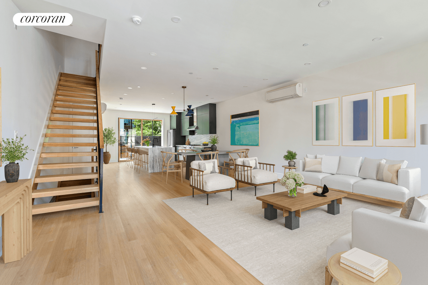 Don't miss your chance to be the first to live in this bright, spacious NEWLY RENOVATED townhouse with oversized windows and high end finishes throughout.