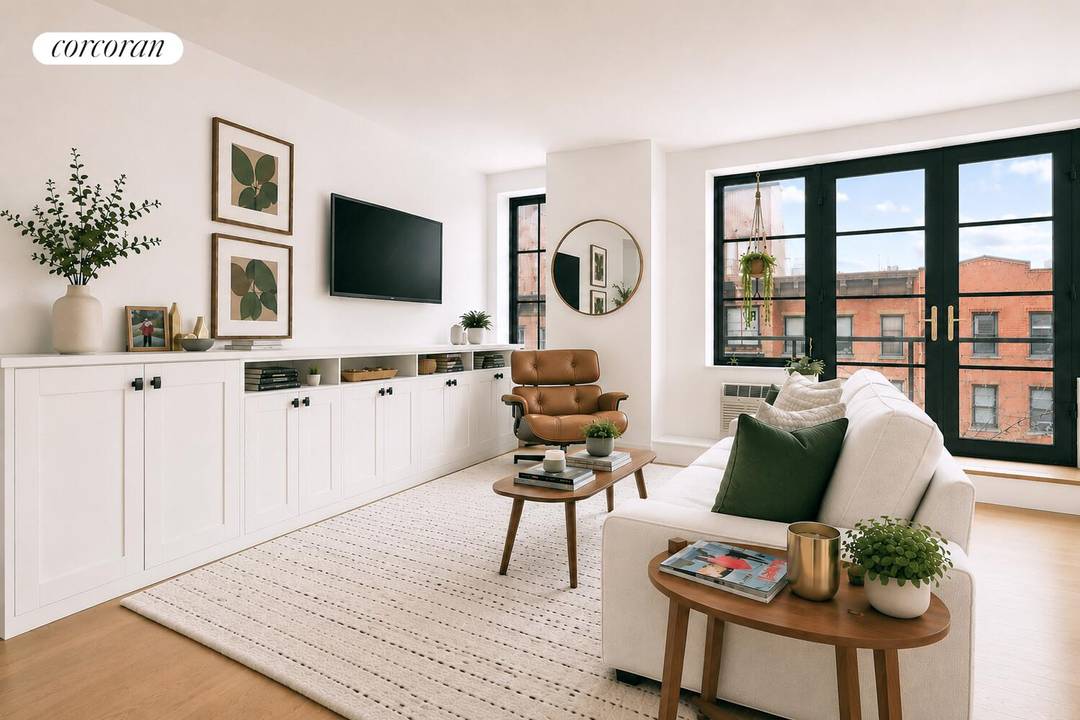 This sun soaked, spacious two bedroom, two bath Carroll Gardens condo offers spacious rooms with an airy feel in the most convenient of locations.