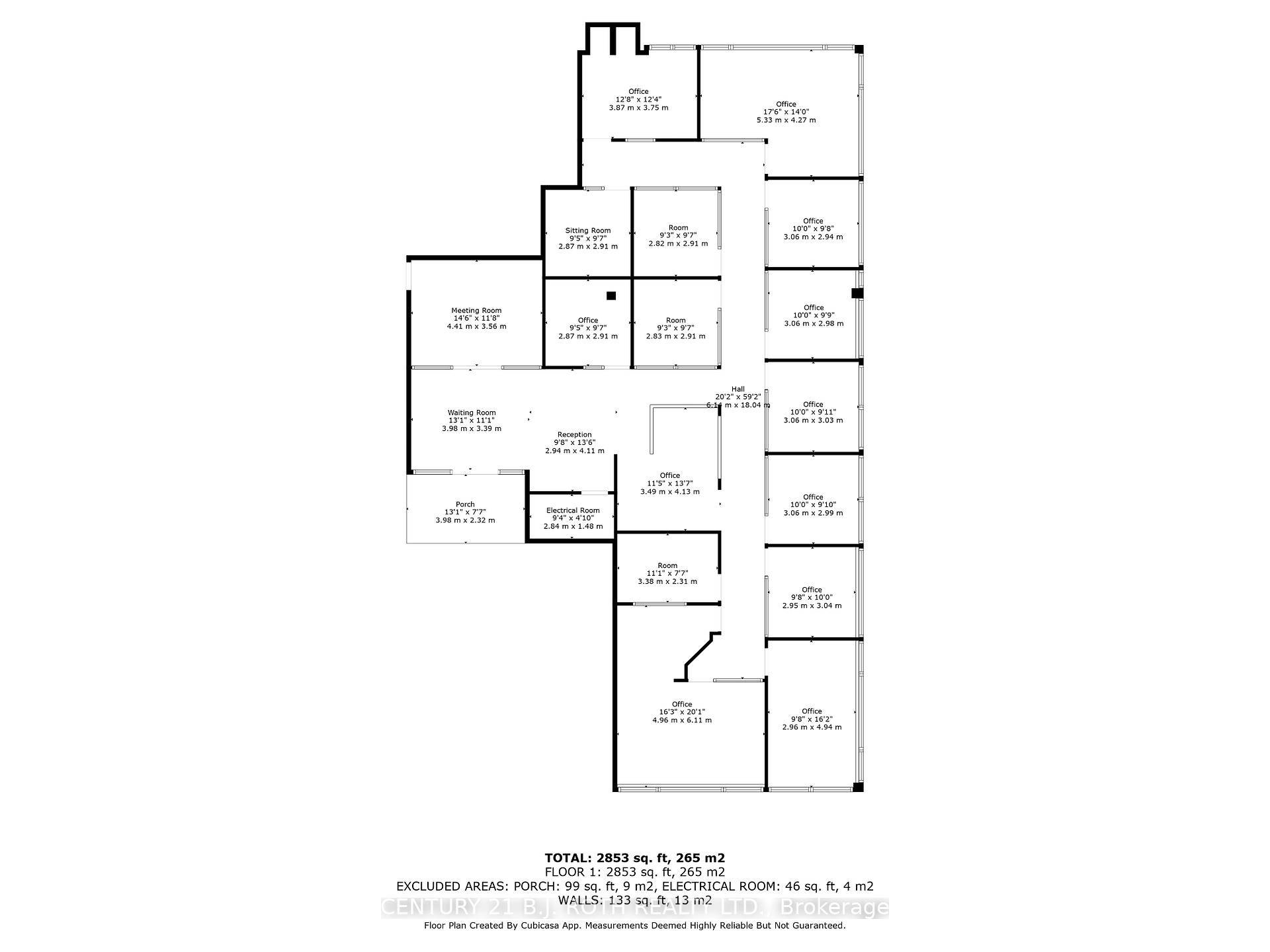 Approx 3000 s. f of divisible office medical space located on Lakeshore Drive outside of the downtown core in a professional and highly visible building.