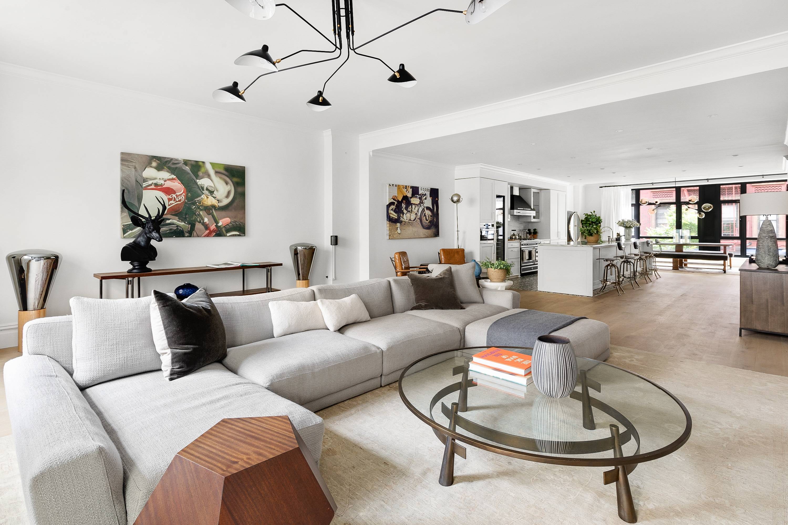 Thoughtfully laid out with separate living and bedroom areas, this approx.