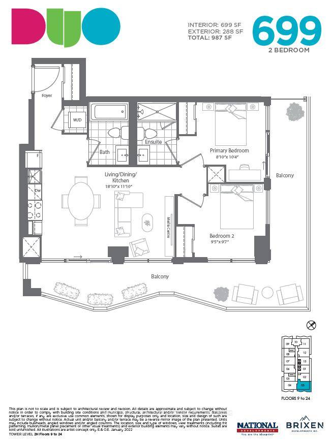 Fantastic Living In The Brand New Duo Condos.