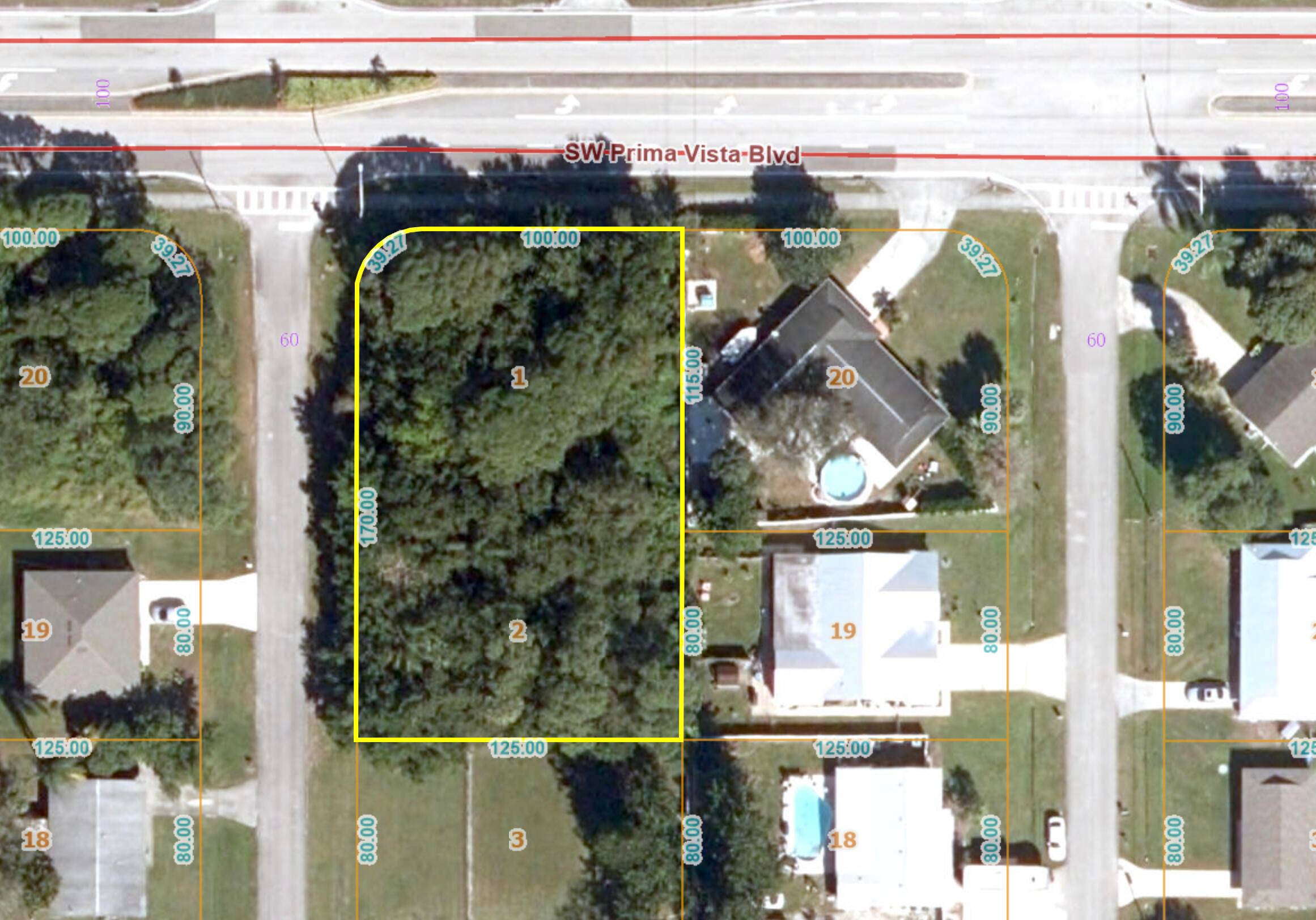 This prime corner double lot in Port Saint Lucie offers an excellent opportunity to build your dream home in sunny Florida.