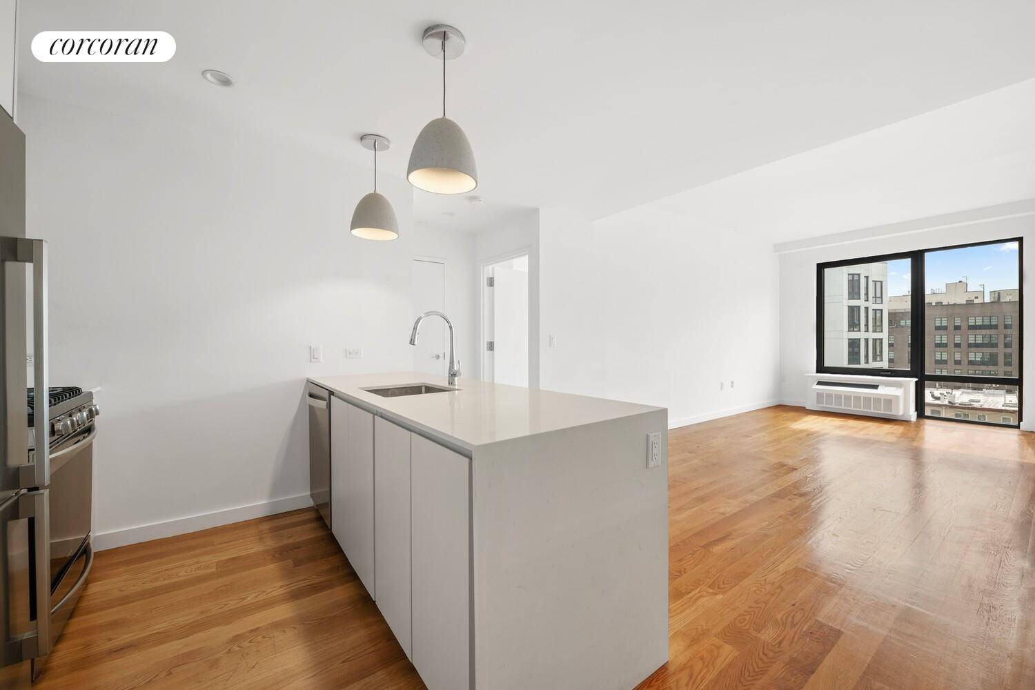 This extra spacious home features a large living space, plus floor to ceiling windows allowing for open views and great sunlight.