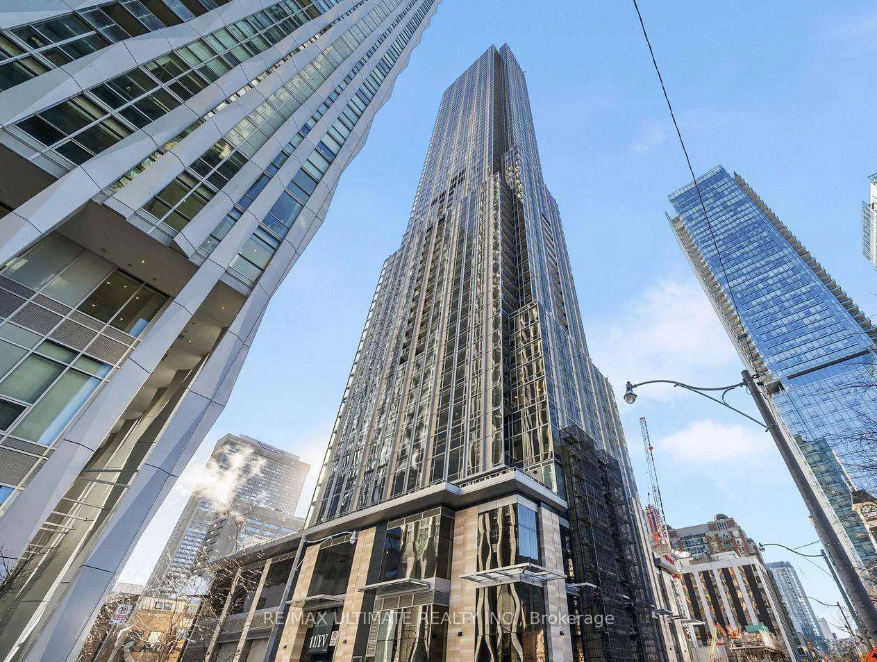 Brand new never lived in before 1 Bed Versatile Den has sliding door with 2 Full Bathroom suite at one of the most prestigious addresses, 11 Yorkville Ave.