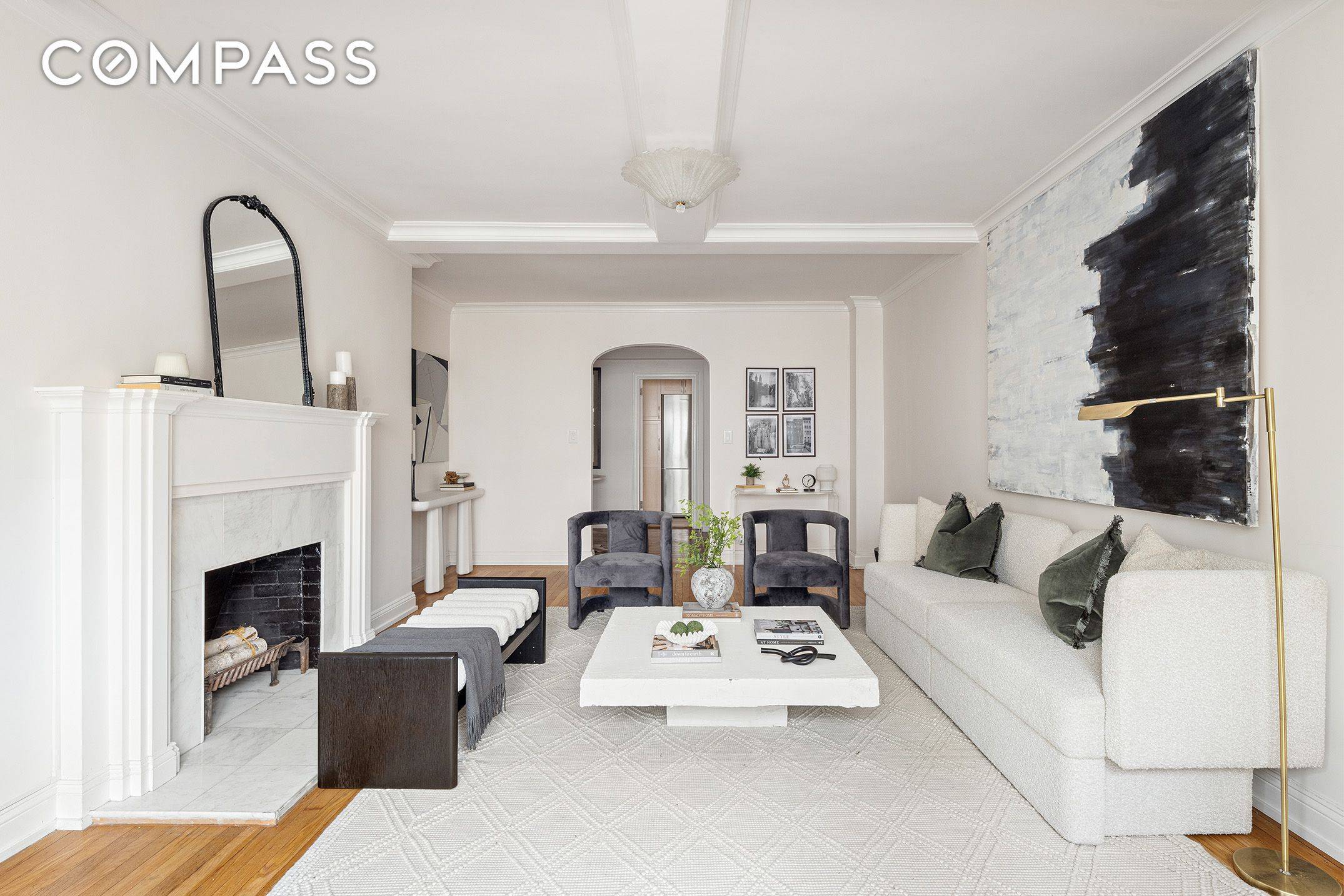 Welcome to this luminous and spacious two bedroom, two bathroom co op unit that seamlessly blends classic prewar elegance with contemporary sophistication.