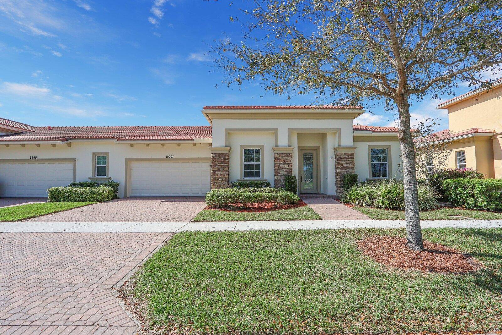 Located in the sought after PGA Verano community, this move in ready 2BR 2BA Den Office home feels like new and showcases many tasteful and thoughtfully selected upgrades throughout.