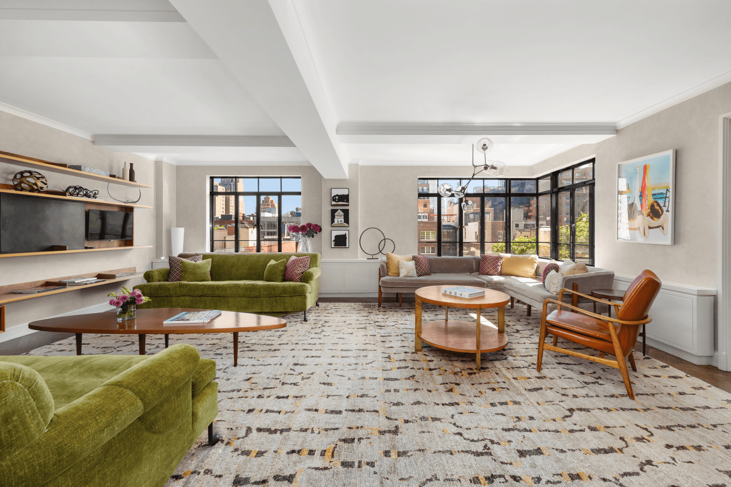 Exquisite 5 Bedroom Residence at 130 West 12th A truly rare gem in the heart of the West Village, this expansive five bedroom, four bathroom residence offers approximately 3, 700 ...