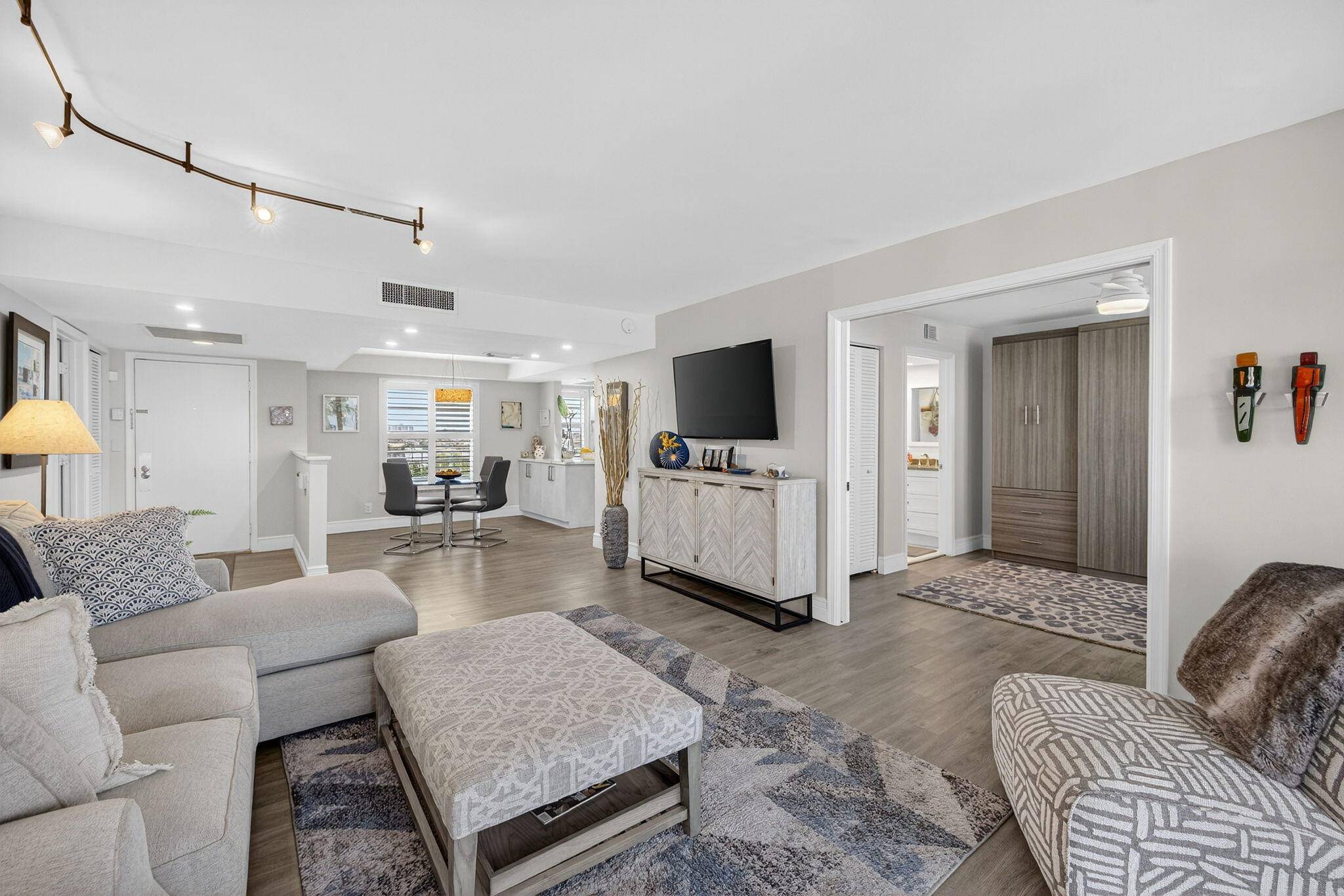 Exquisitely updated 2BR 2BA residence in the sought after Harbourside community of Delray Beach.