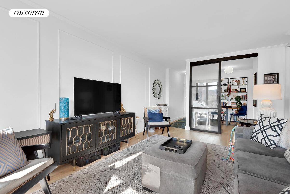 Welcome to Residence 9D at 407 Park Avenue South, in the vibrant neighborhood of NoMad where modern elegance meets iconic New York City living.