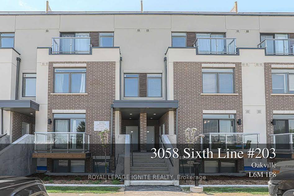 Bright and spacious executive condo townhouse in the sought after Sixth Line Towns community of North Oakville.