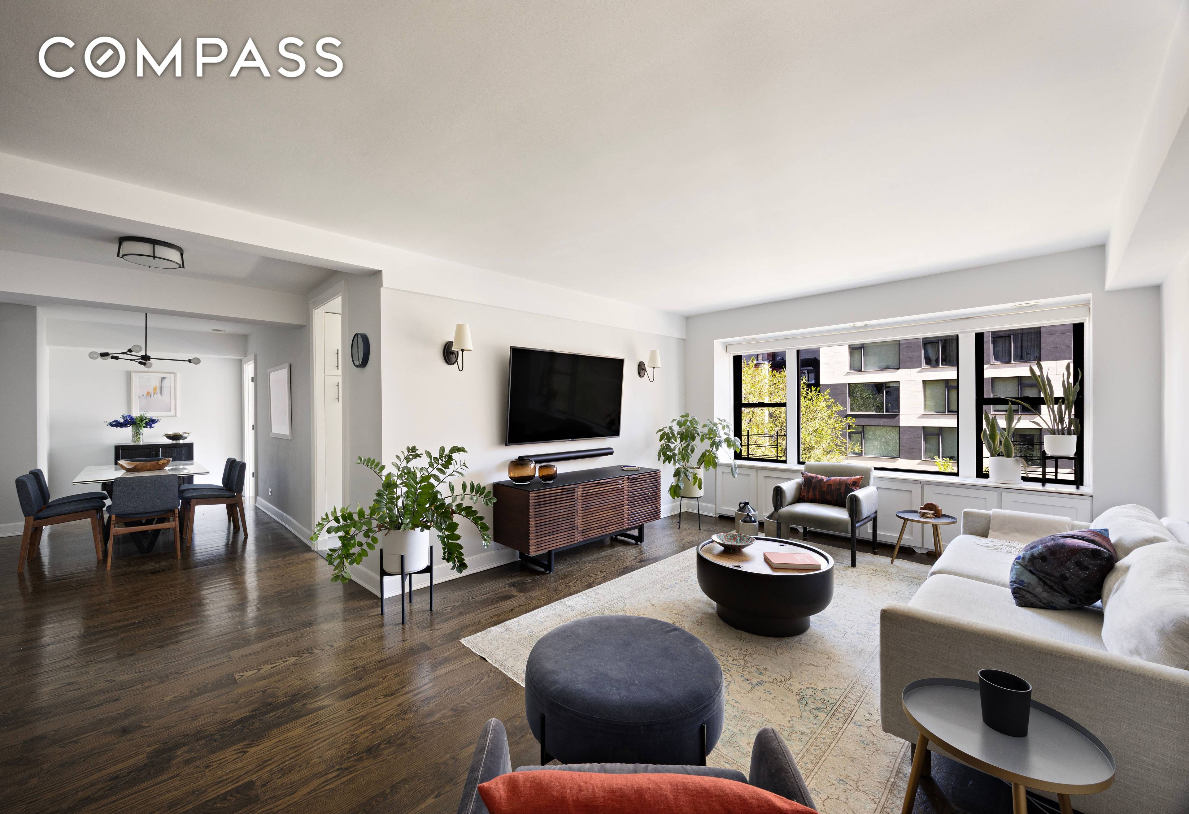 Residence 5C is a bright, spacious, recently renovated three bedroom, two bathroom home that seamlessly combines contemporary design with everyday comfort.