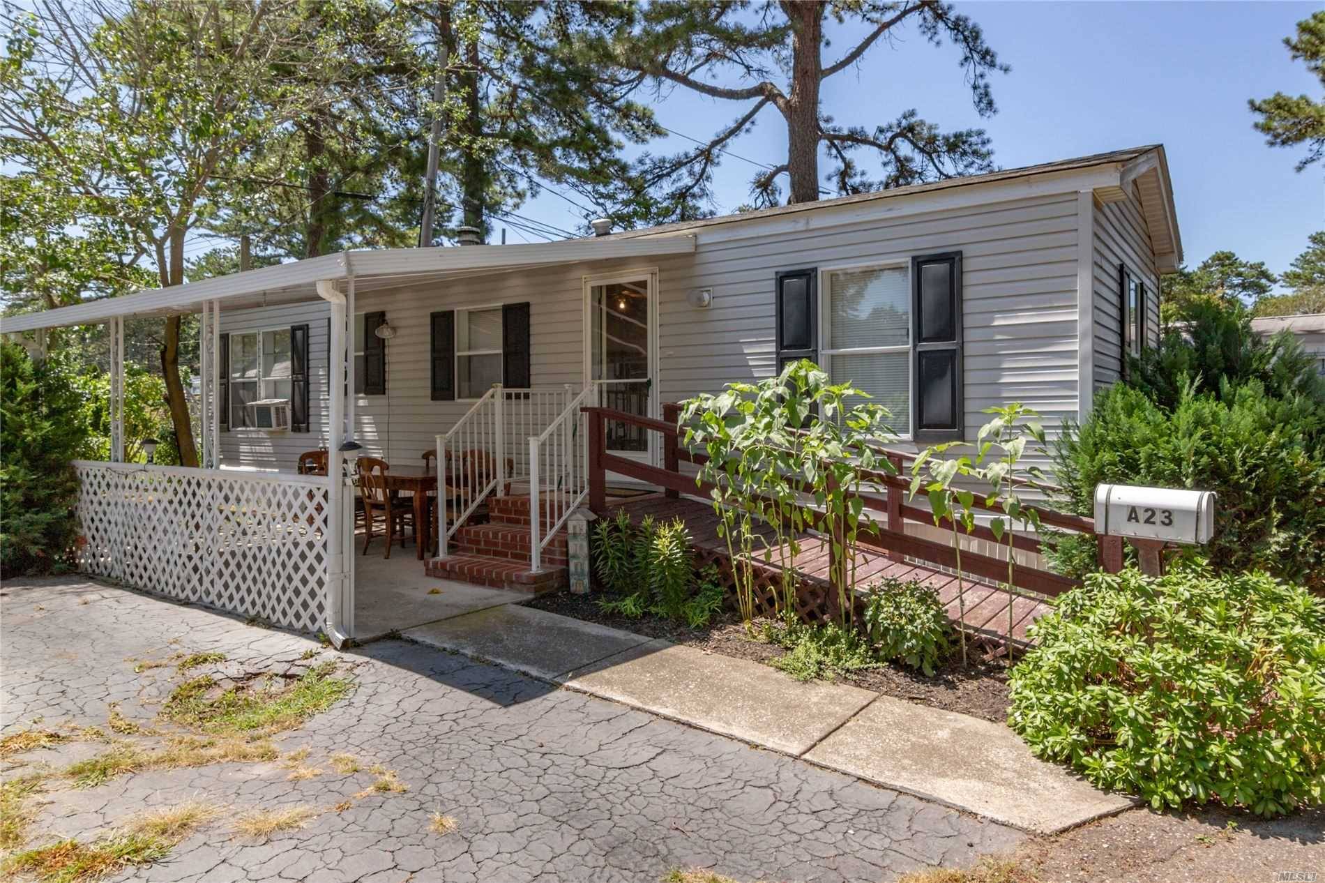 55 and older community. Must be a cash sale.