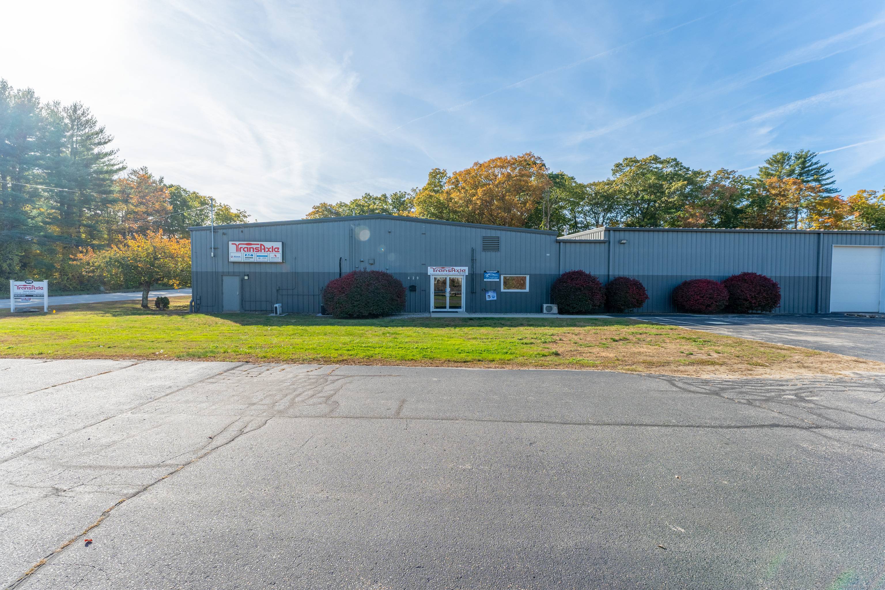 Prime industrial building for sale or lease located at the entrance of the Killingly Industrial Park, just 1 4 mile from I 395.