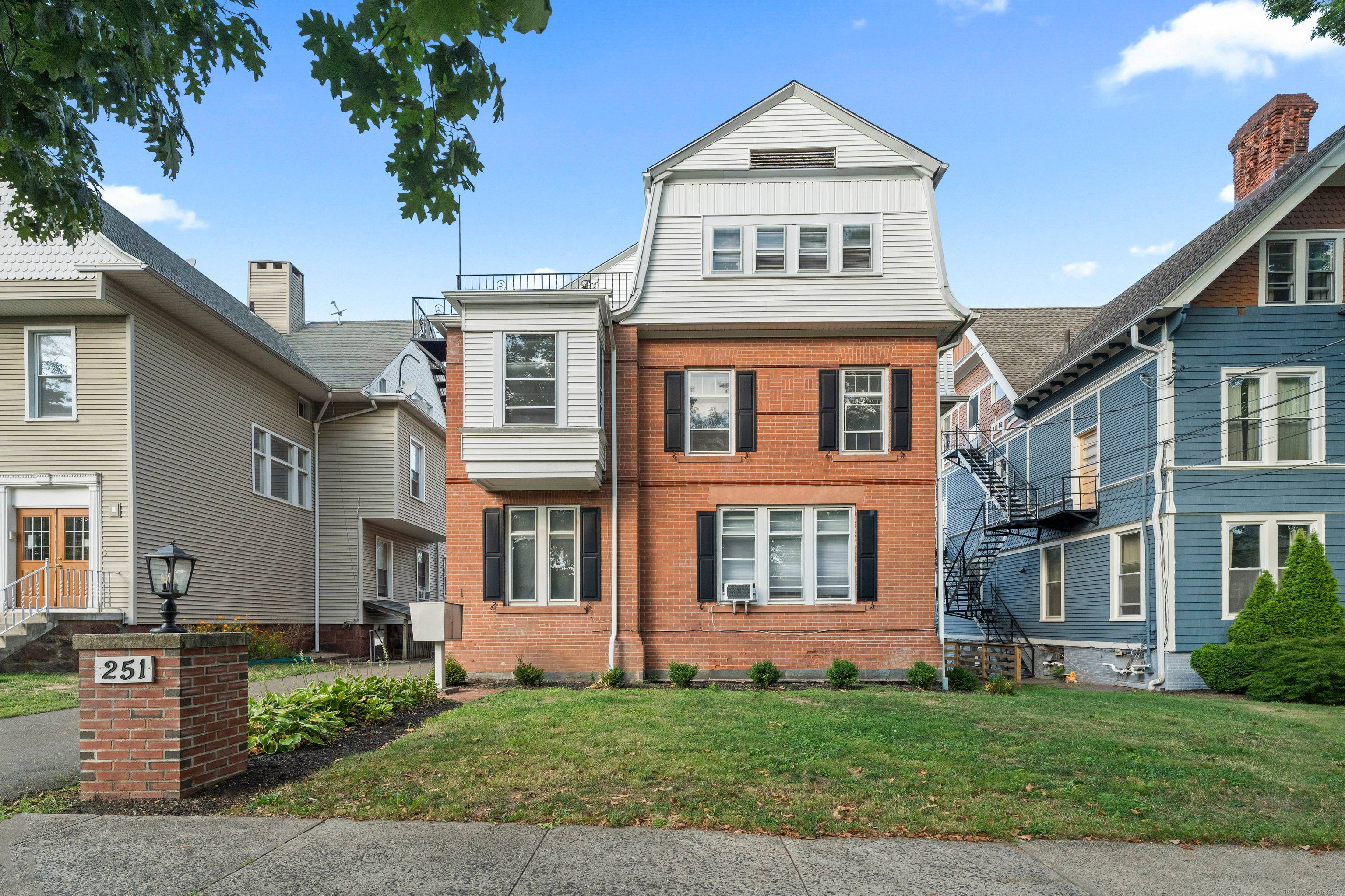 Legal 4 family located in the heart of the East Rock on Lawrence St between Whitney Livingston perfect for an owner occupied buyer or investor !