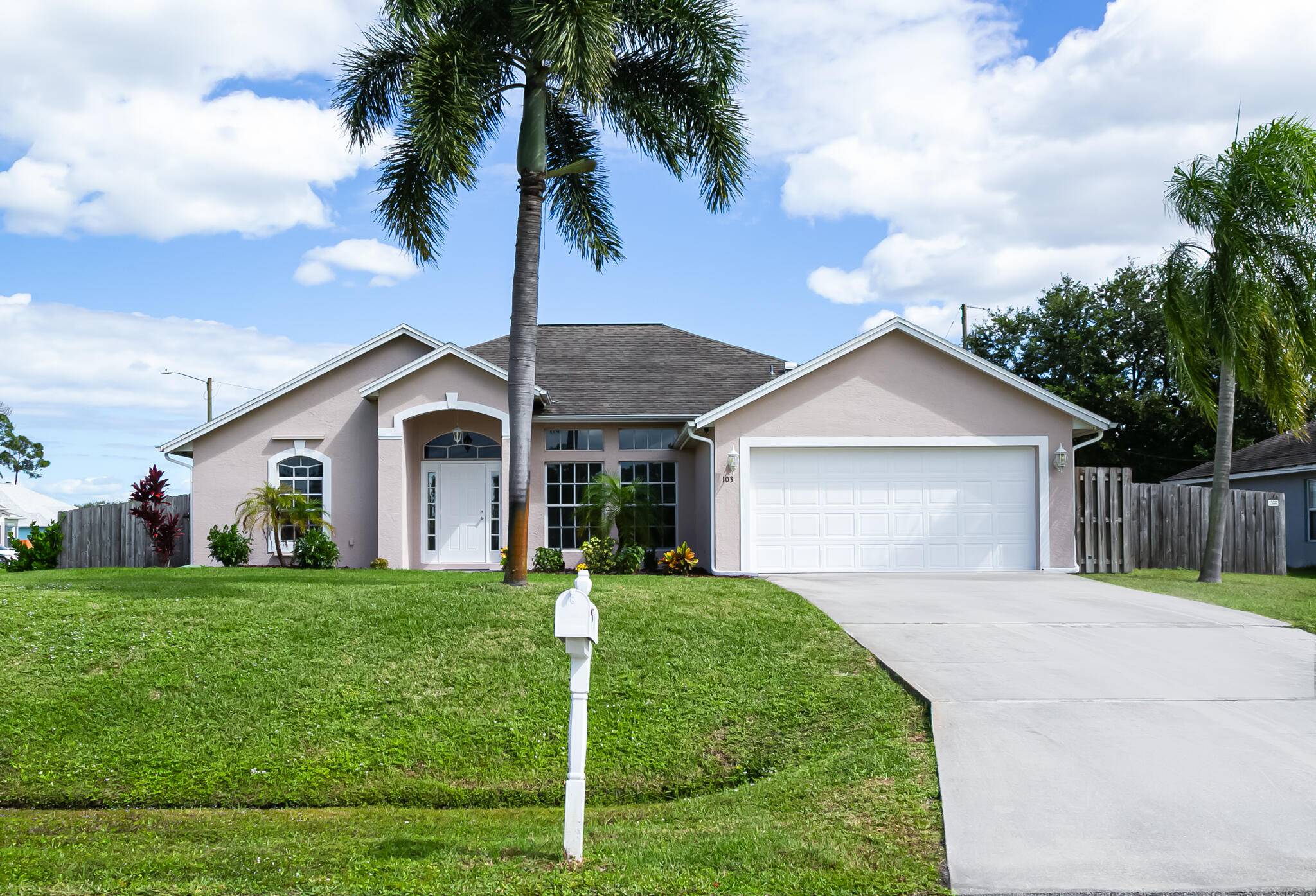 This immaculately maintained 3 bedroom, 2 bathroom home is situated high on a corner lot.