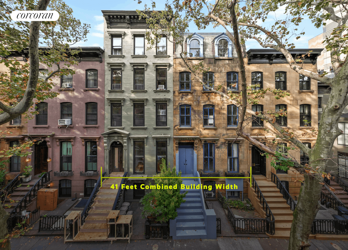 A Singular Opportunity in Prime Brooklyn Heights to create a breathtaking 41 foot wide mansion in Brooklyn's most coveted neighborhood Brooklyn Heights.