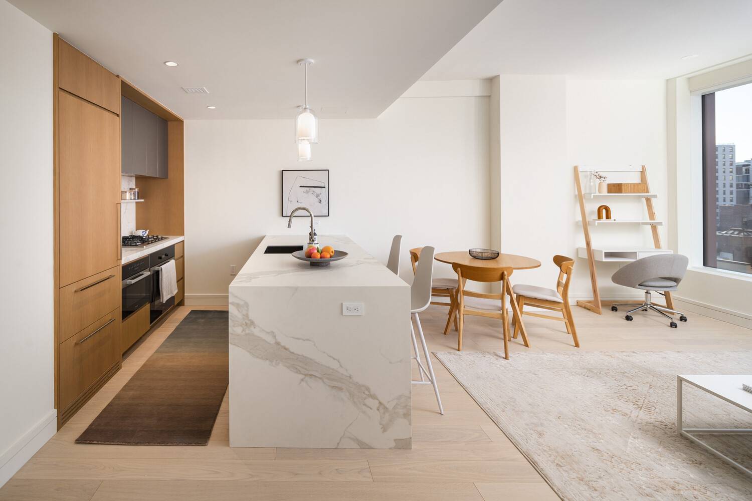 A delicate curve, an elegantly articulated line the exquisite craft of 200 East 20th is expressed through restrained silhouettes, expressive detail and indulgent tactility.