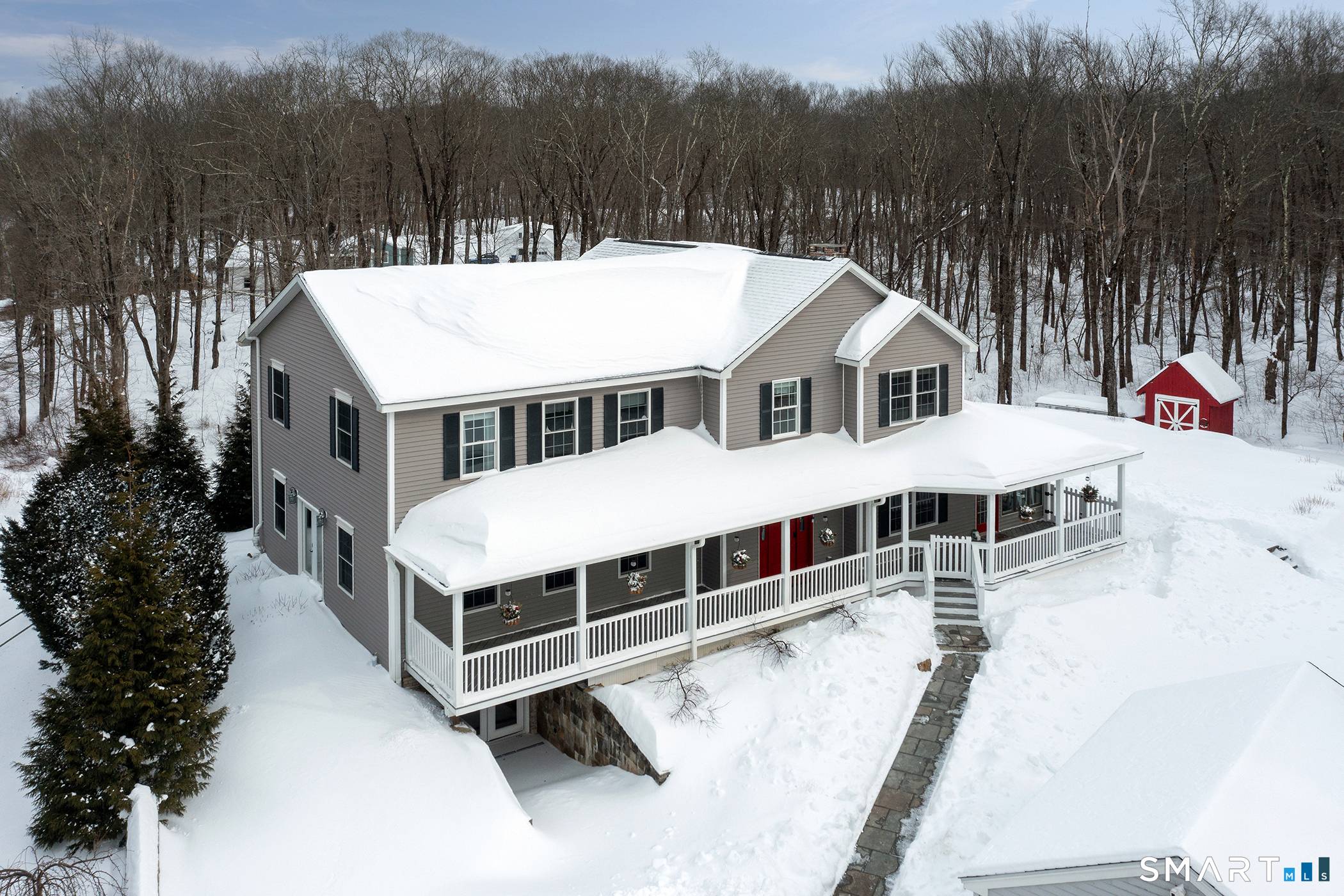 This 4 Acre home is nestled along scenic Kent Road in the heart of charming Warren, Connecticut.