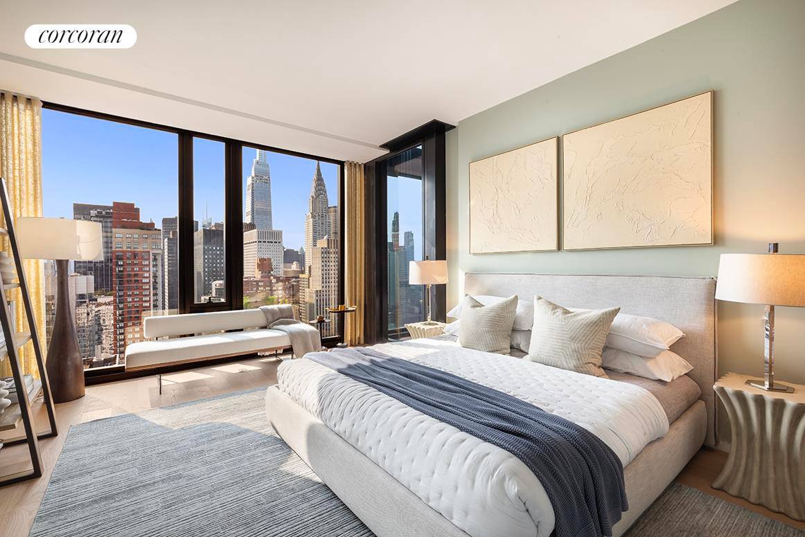 Residence 41H at One United Nations Park is a 2, 097sf three bedroom, three bathroom plus powder room residence with breathtaking Manhattan skyline and river views.