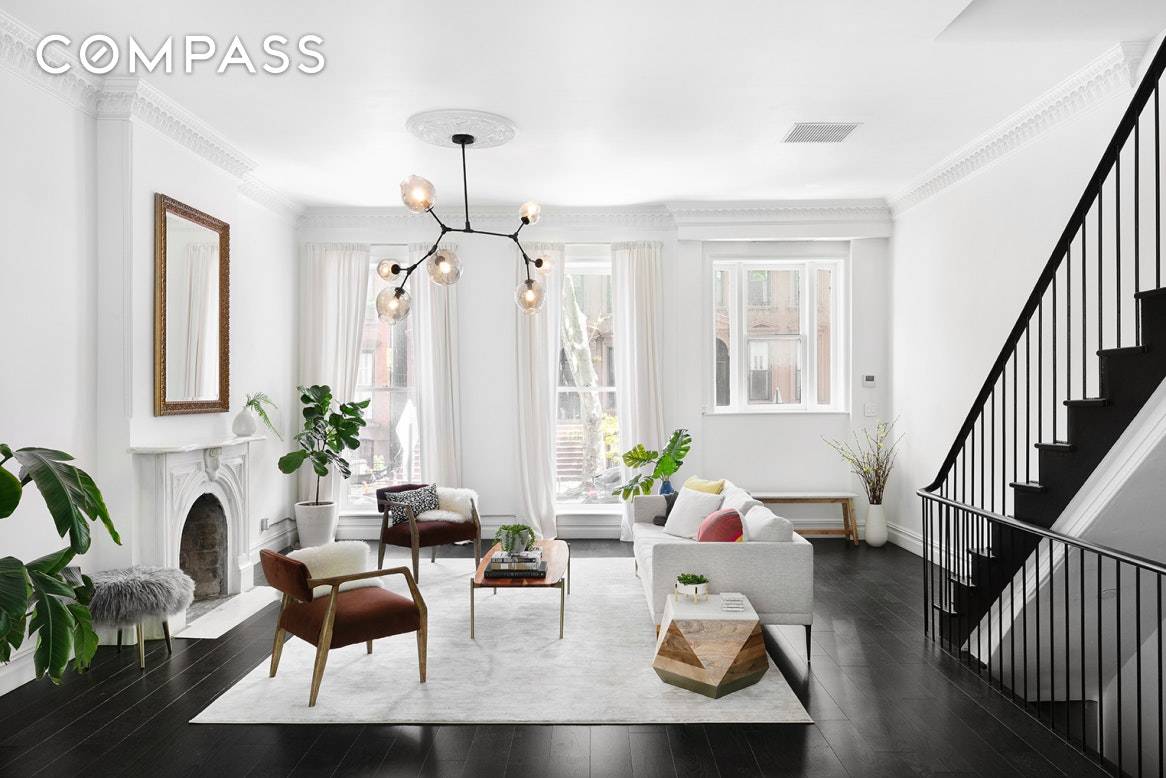 Welcome to 314 Clermont, a meticulously renovated 20 wide Federal style townhome in the heart of Fort Greene.