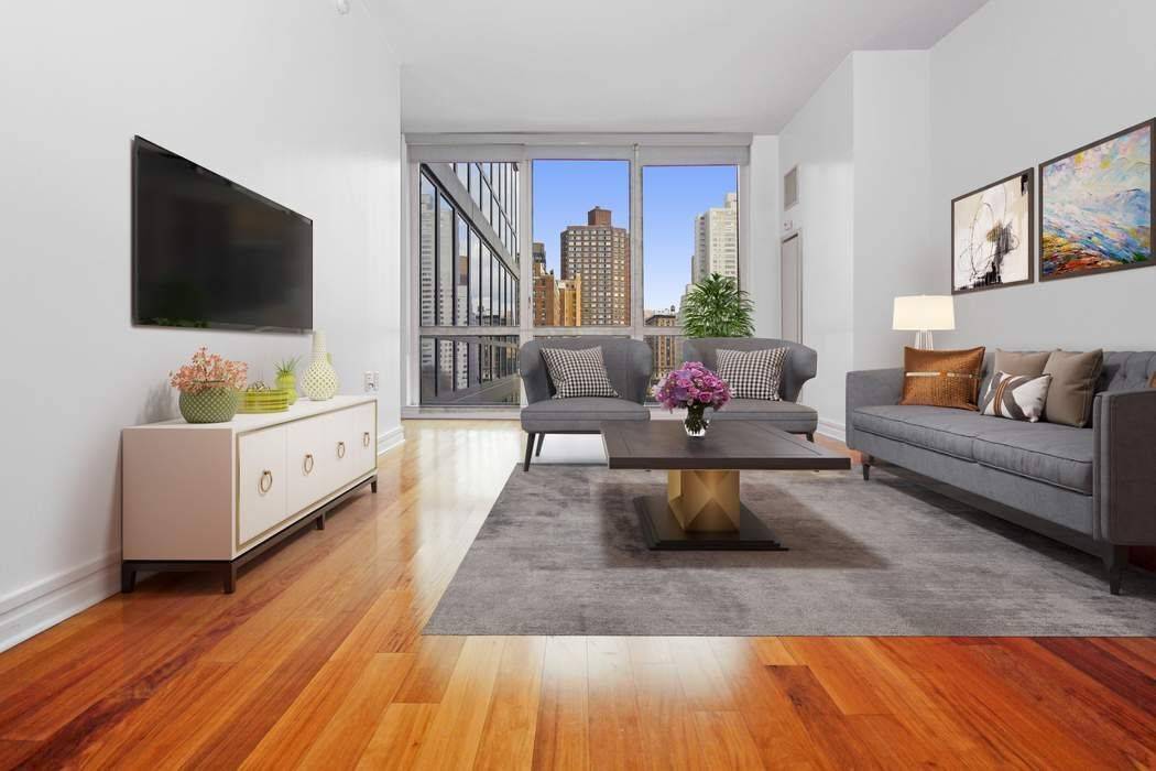 High floor Junior one bedroom in this perfectly located full service luxury condominium.