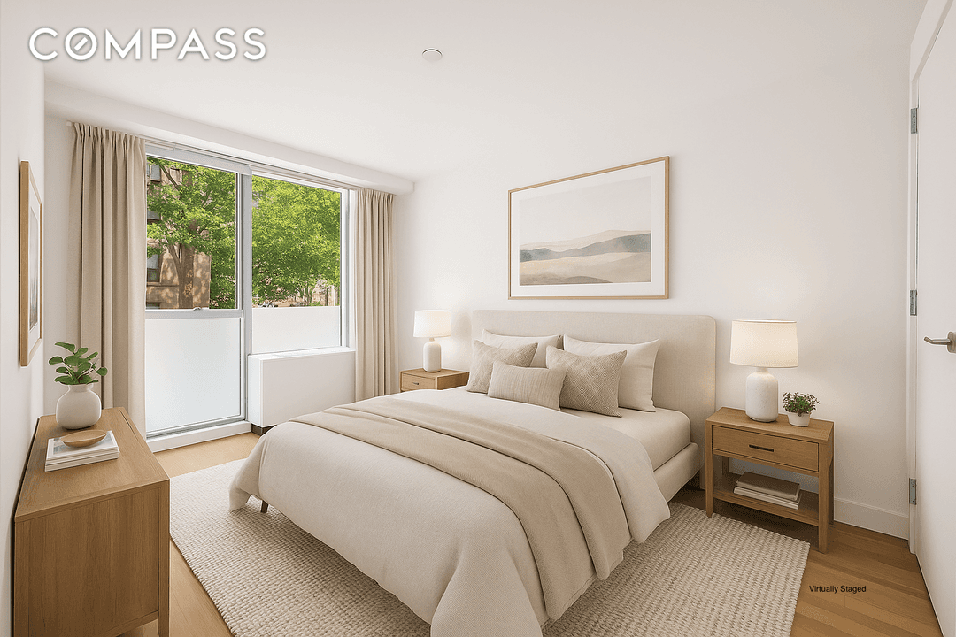 The first three photos are Virtually Staged Modern 1 Bedroom Home Office in Prime West Chelsea This thoughtfully designed 1 bedroom condo with a flexible bonus room is located in ...