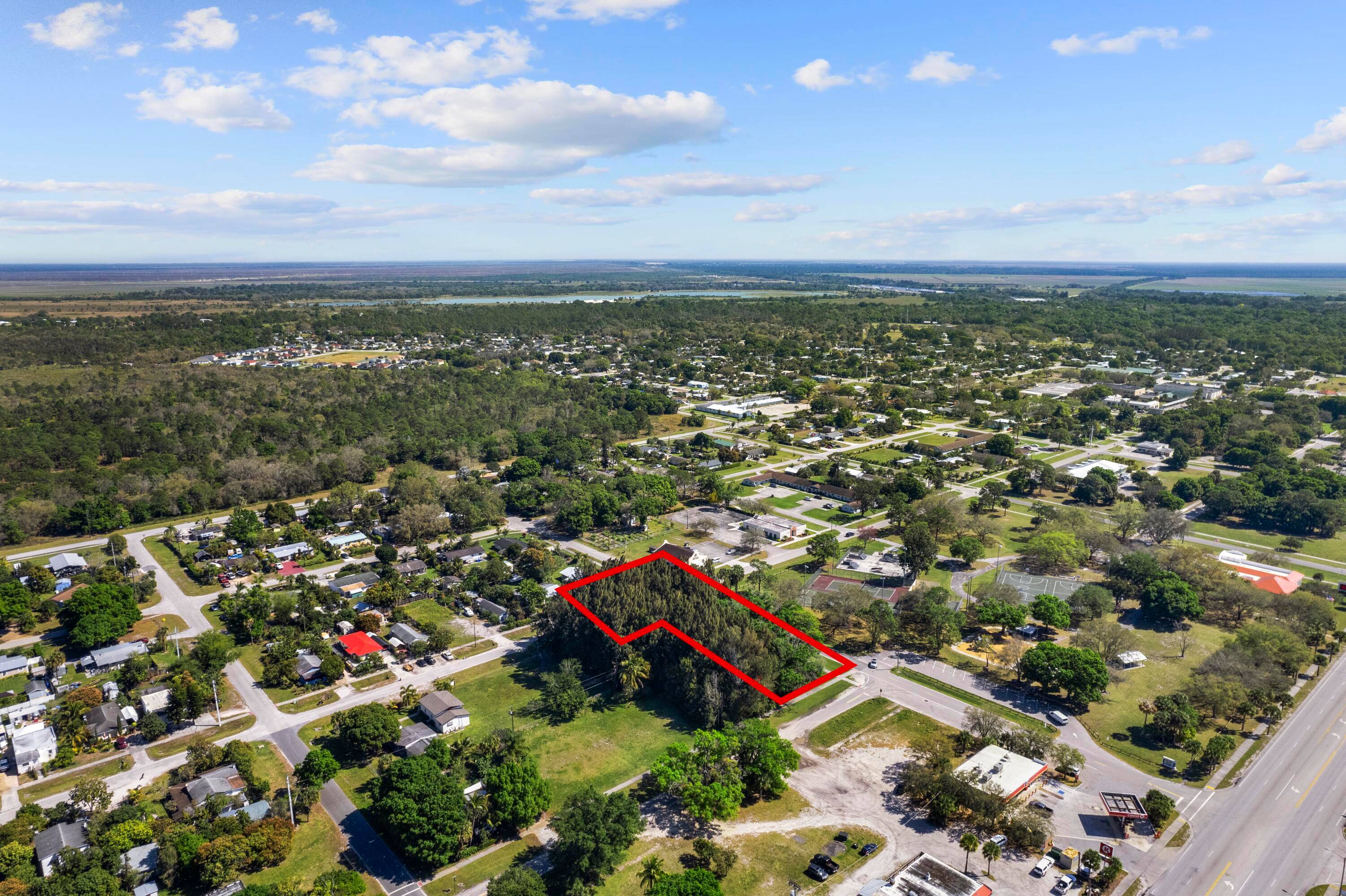 Prime 33, 310 sq. ft. commercial lot in the heart of Indiantown, FL, zoned B 1, offering a wealth of business opportunities.