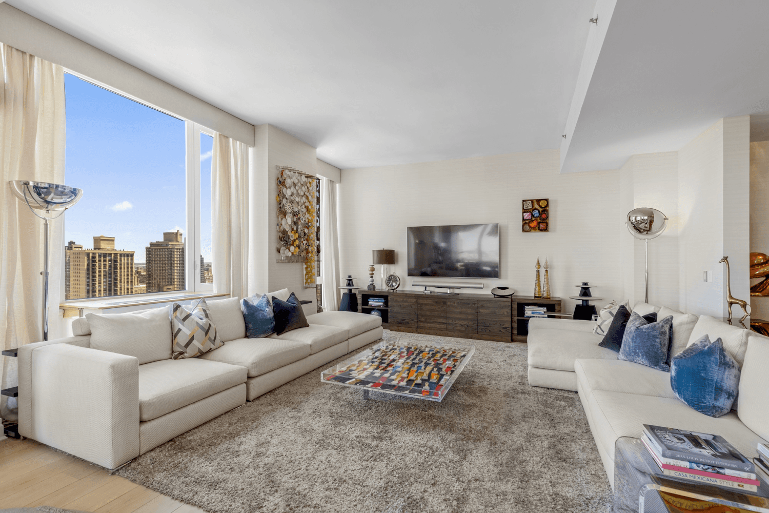 Magnificent light bathed interior with breathtaking Central Park Views !