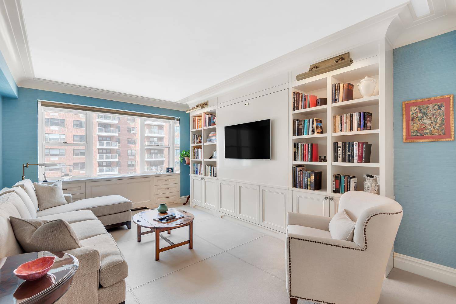Elegant 2 Bedroom with East River Views at 45 Sutton Place South This impeccably renovated 2 bedroom, 2 bath home, designed by Aman and Carson, blends classic elegance with modern ...