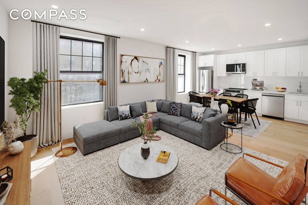 New to market ! Enjoy this large, newly fully renovated, pet friendly two bedroom, two bath condo off beautiful Prospect Park in historic Prospect Lefferts Gardens !