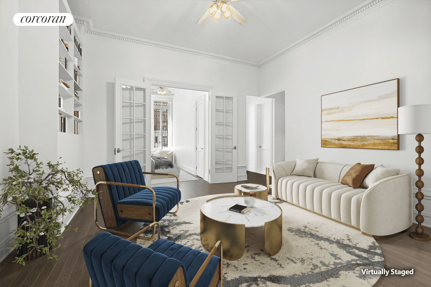 Newly renovated 2 bedroom with W D in unit and awe inspiring 11'4 ceilings.