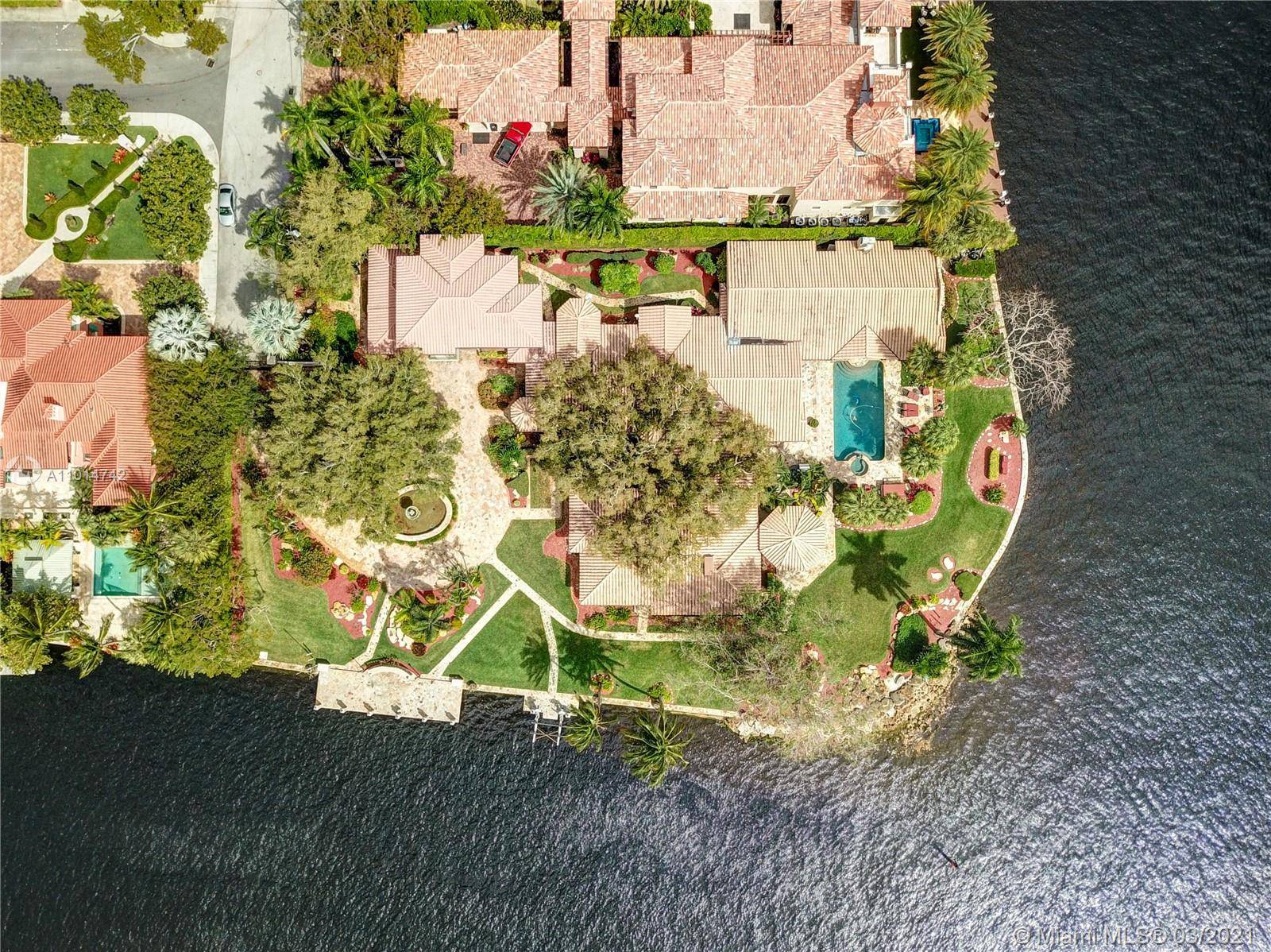 One of the largest 36, 518 sf most private points in the city.