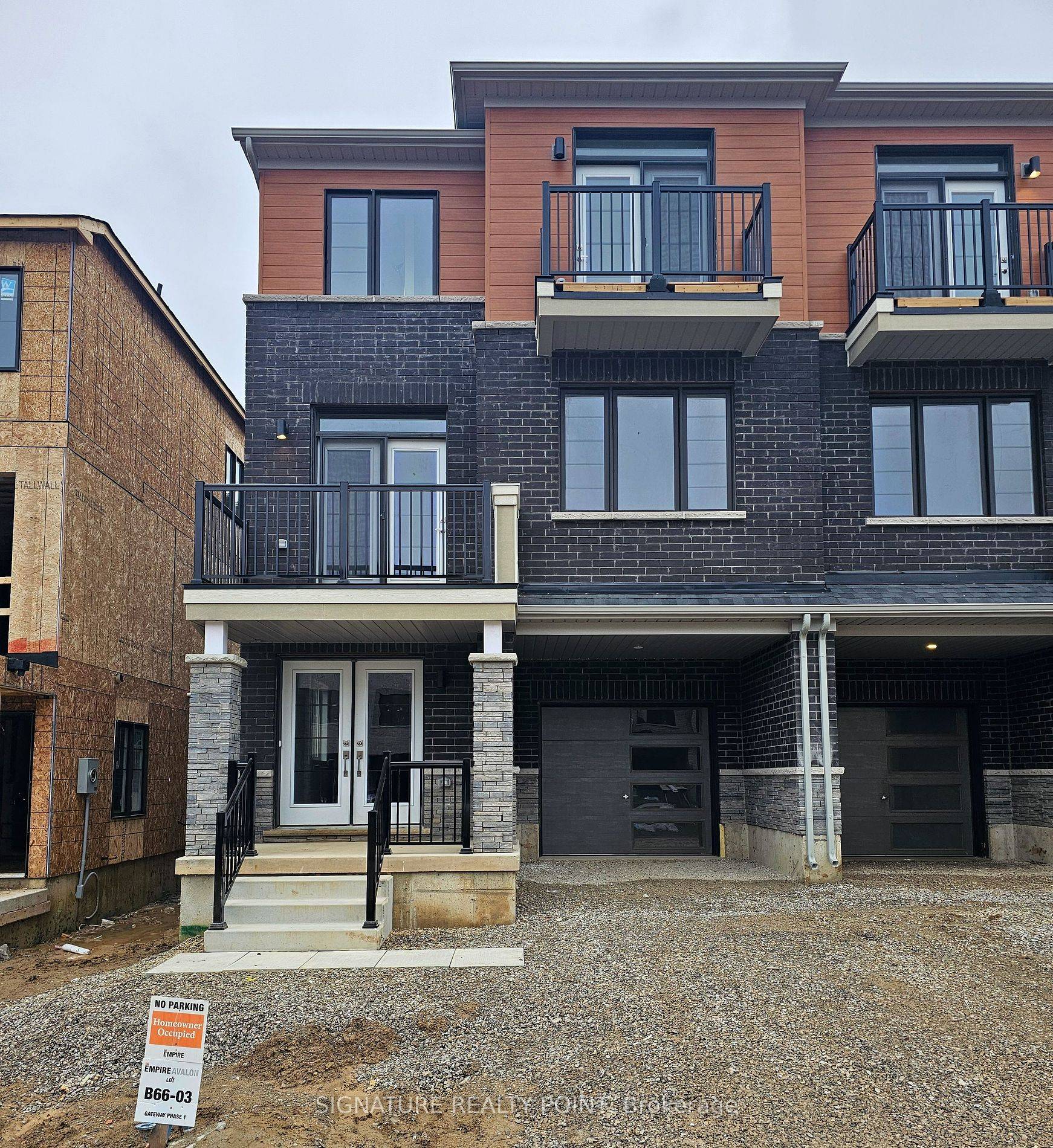 Brand new end unit townhome in beautiful Caledonia.
