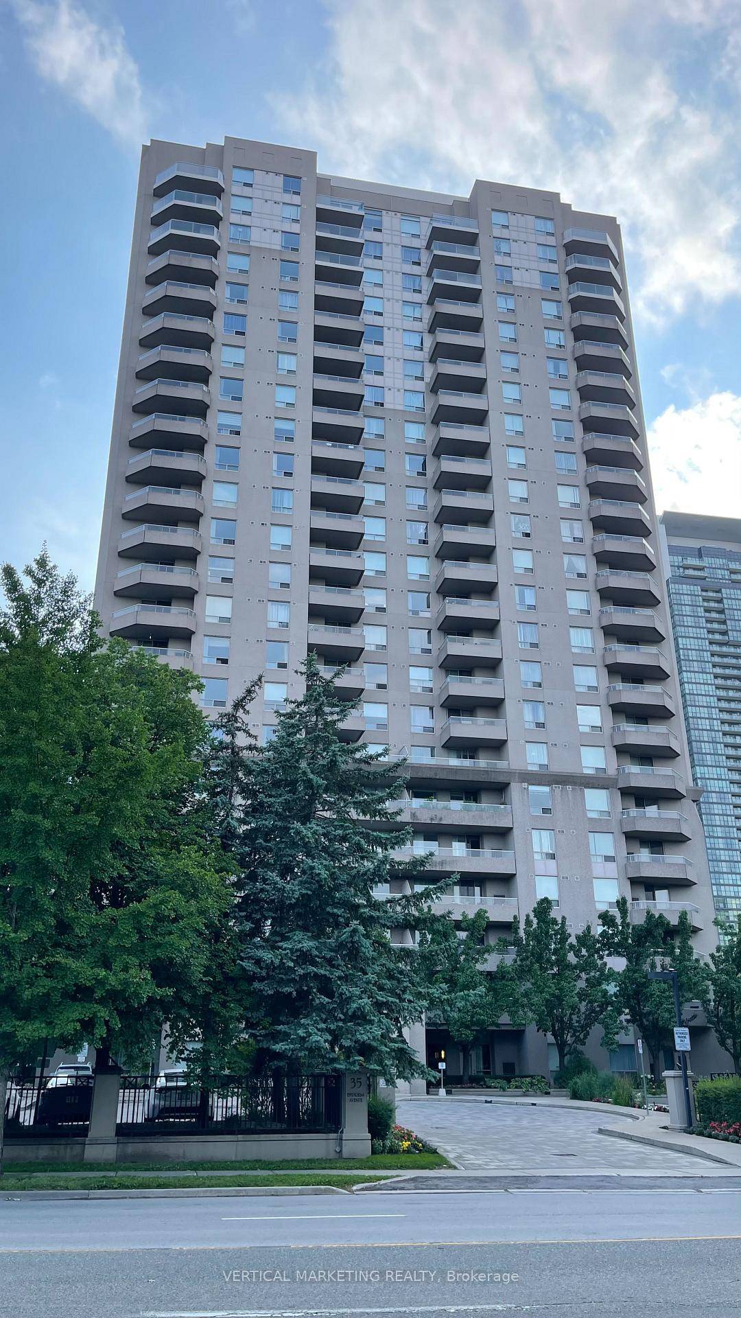 Located In The Heart Of North York, With Unobstructed South East Views, Sun filled Eat In Kitchen, Living Room Dinning Room, Walkout to large Balcony.