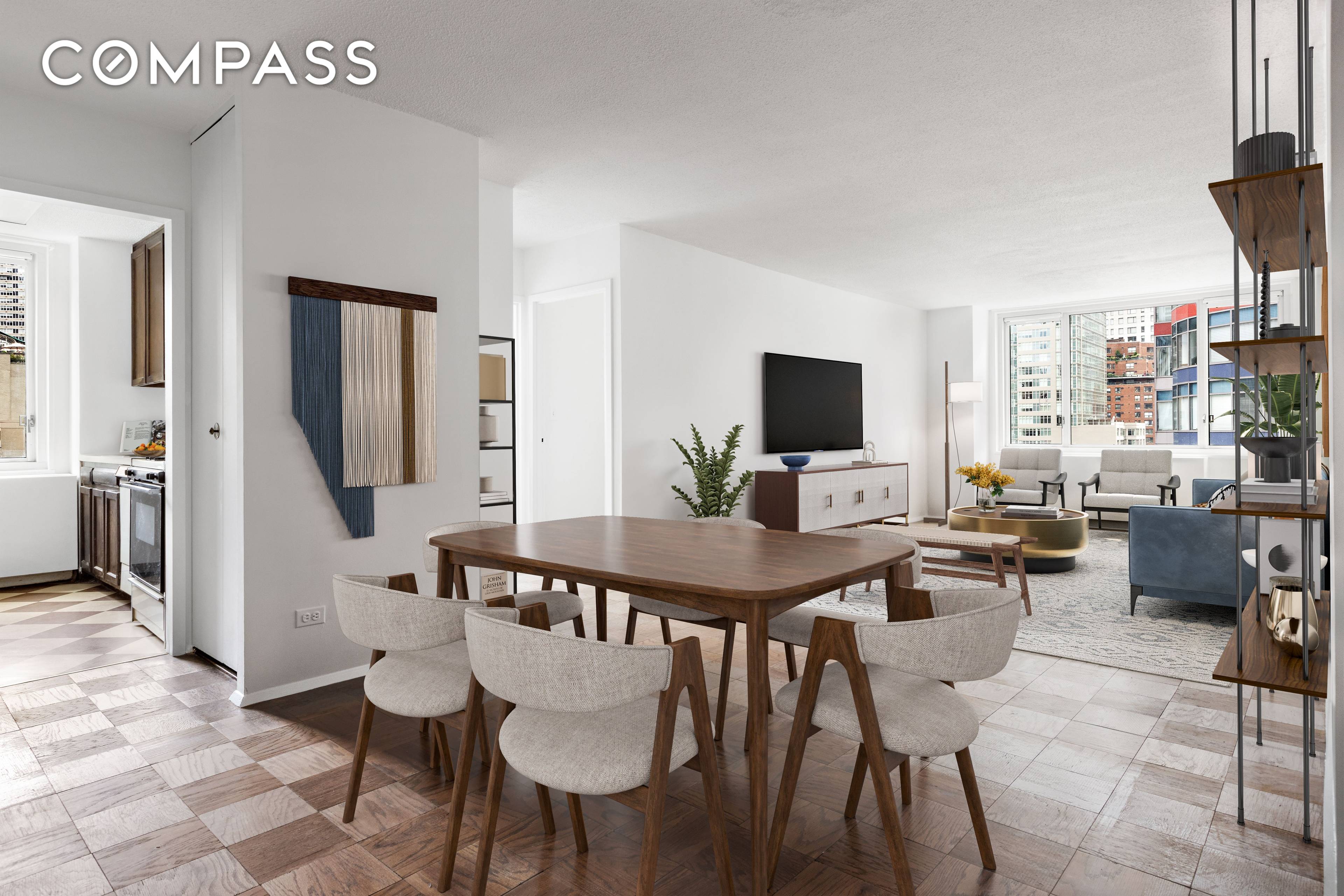 Indulge in the epitome of luxurious urban living at apartment 7M within The Brevard, an esteemed full service co op nestled at 245 E 54th St in the heart of ...