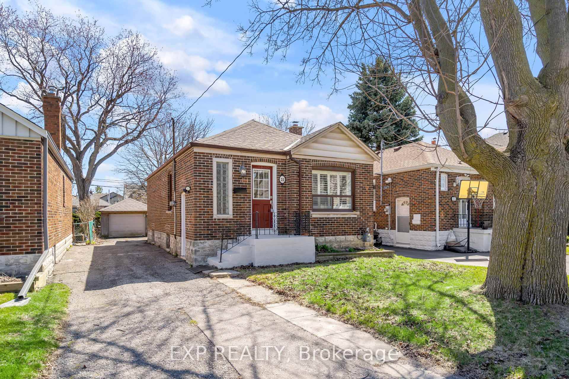 Lovely Detached Mimico Gem Detached Garage With Private Drive Kitchen With Quartz Counter Top Walk Out To Huge Deck Hardwood Flooring Thru Out Main Floor Open Concept Newly Renovated Lower ...