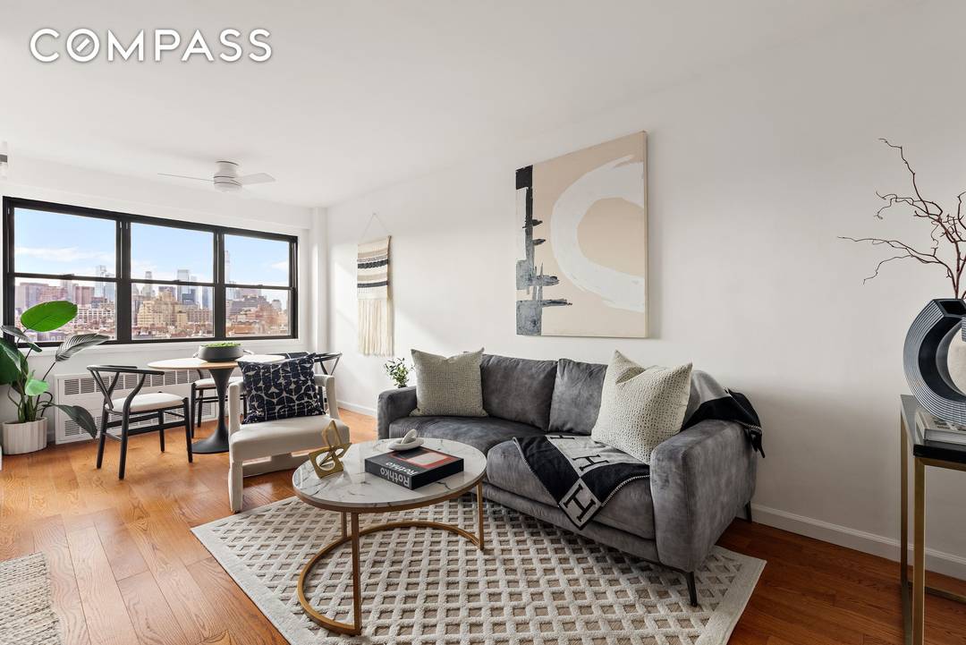 Welcome to your bright and airy alcove studio offering beautiful unobstructed views of downtown Manhattan located on one of the most charming blocks in the West Village Historic District.