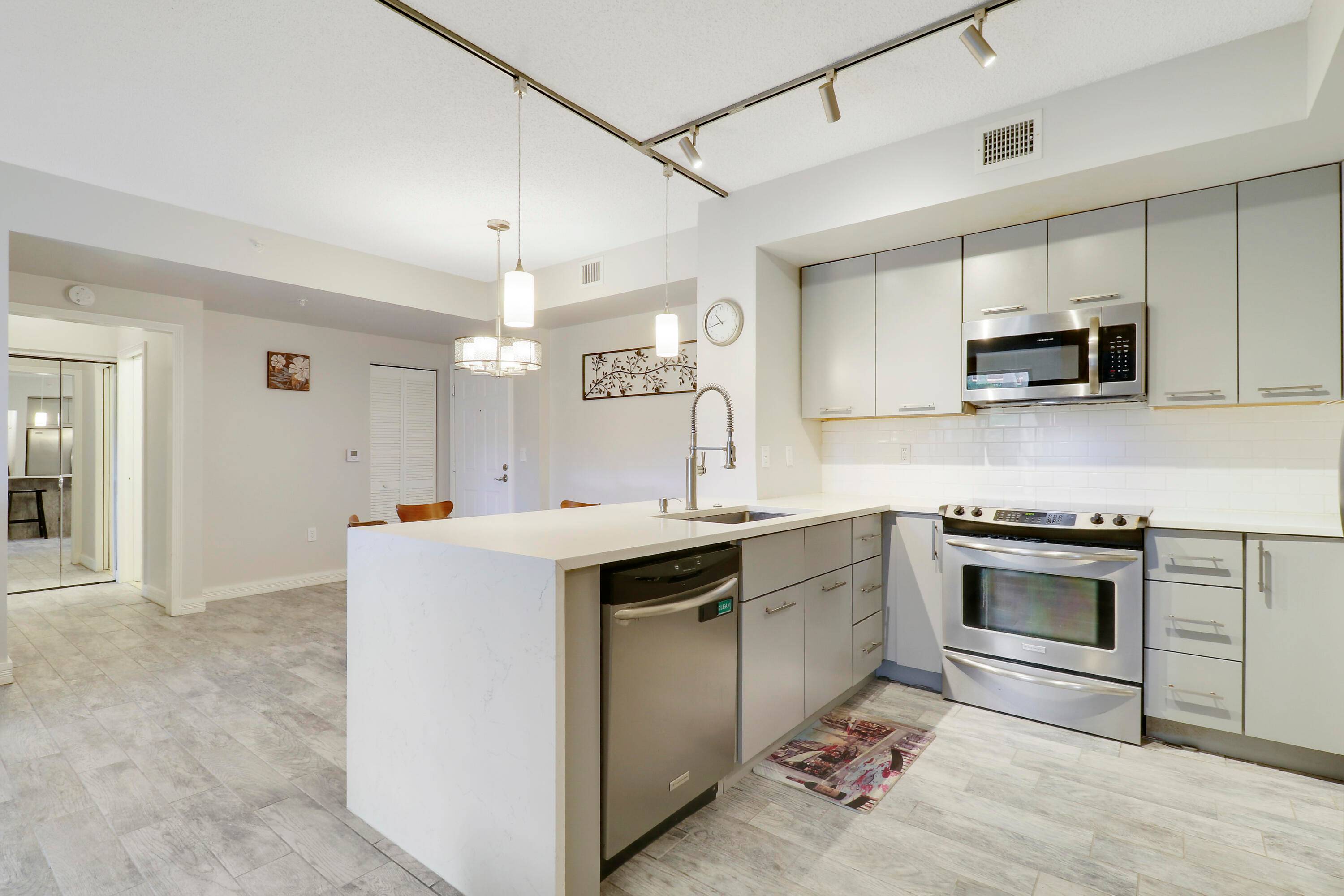 Beautiful Corner Unit in The Courtyards at City Place Discover this stunning two bedroom, two bathroom corner condo in The Courtyards at City Place, offering an abundance of natural light ...