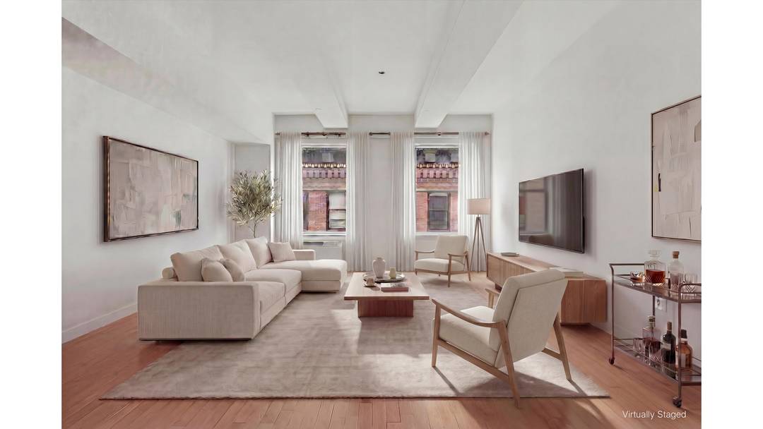 Defined by its scale and architectural character, Residence 2224 at 15 Broad Street spans approximately 1, 481 square feet and offers a highly adaptable layout.
