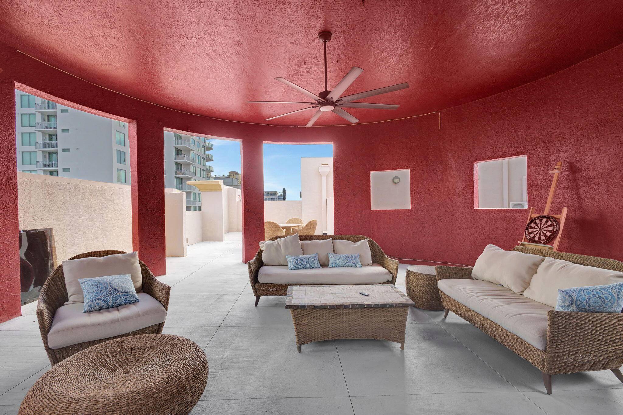 One of a kind, the 3 bedroom penthouse boasts the only 1.