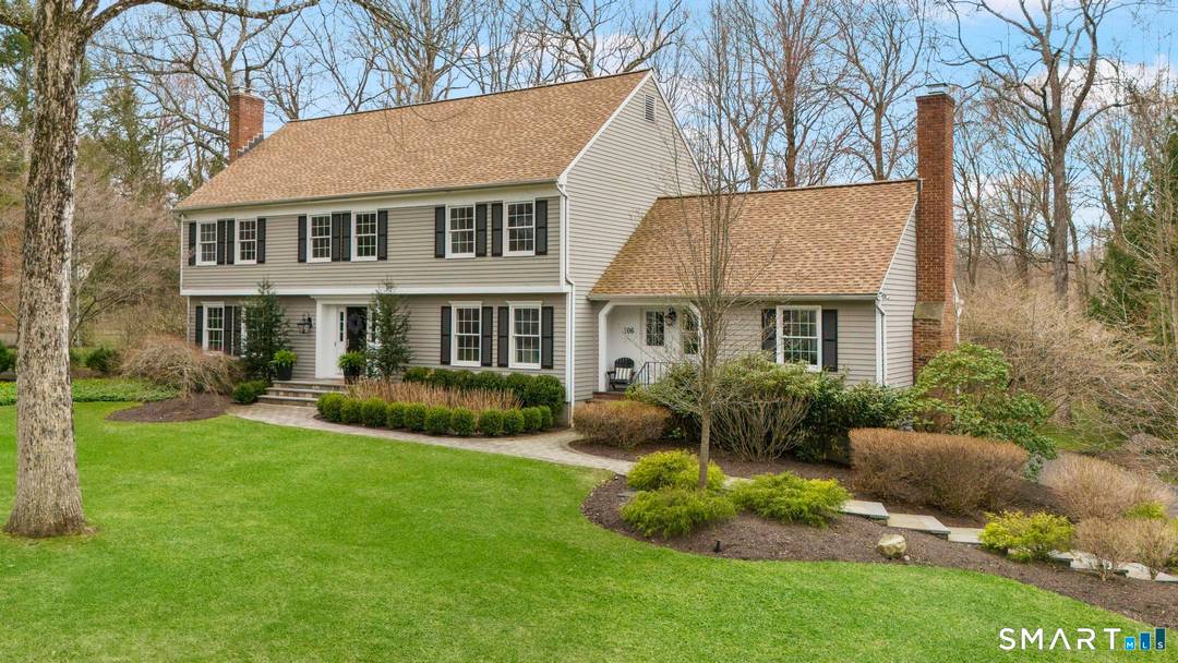Beautifully situated within the coveted Silver Spring community on the former Firestone estate thoroughbred racetrack, this sophisticated Colonial offers modern luxury and prime location on a private road.
