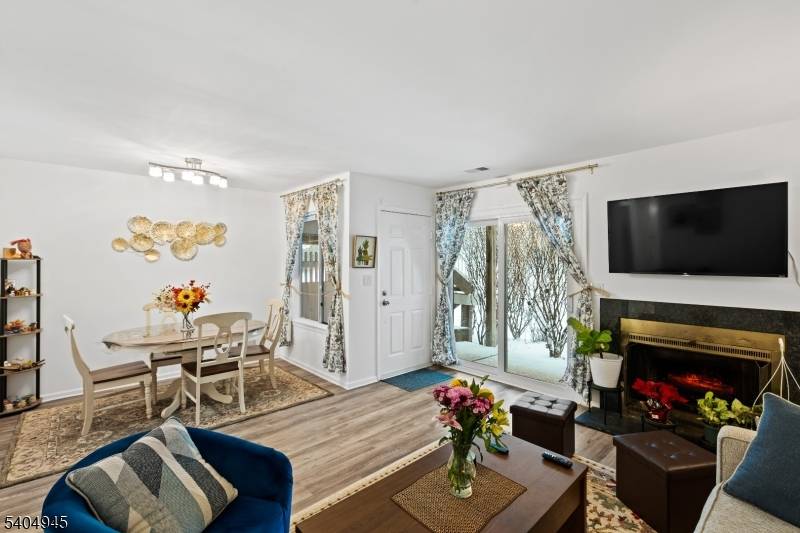 Beautifully renovated ground floor 2BR, 2BA condo with attached 1 car garage in the desirable Hills community of Bedminster.