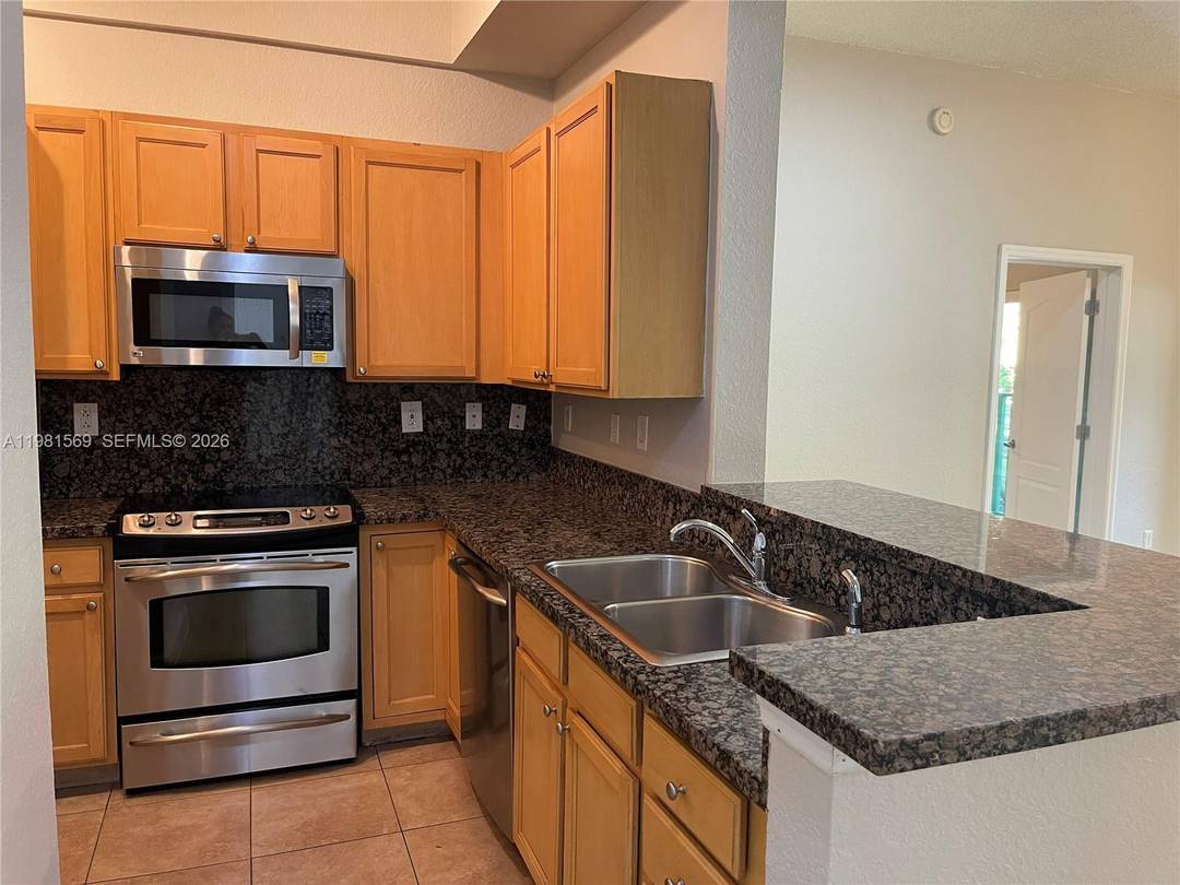 Beautifully remodeled 1010 Sq Ft first floor 2 bedroom, 2 bath condo in a prime South Miami location.