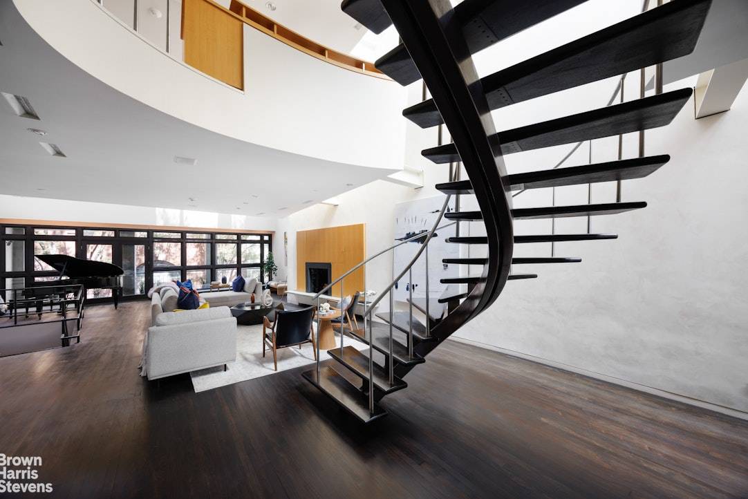 With 29 feet of frontage, including a curb cut, this fabulous 9, 000 square foot home features double height ceilings, six outdoor spaces, a private covered parking spot, and an ...