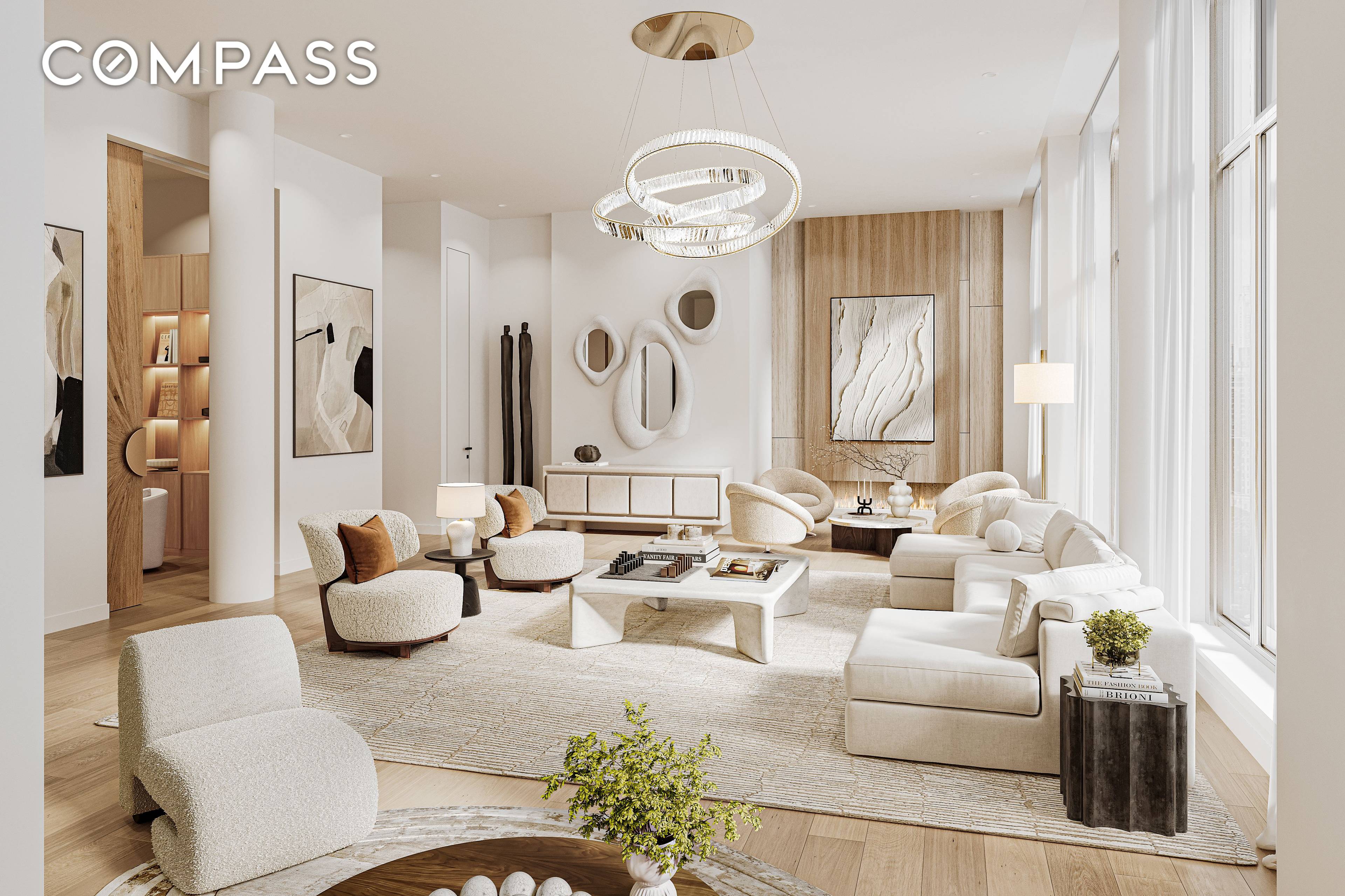 This extraordinary 2nd floor open loft is a sprawling canvas, measuring over 40 feet wide and 82 feet deep.