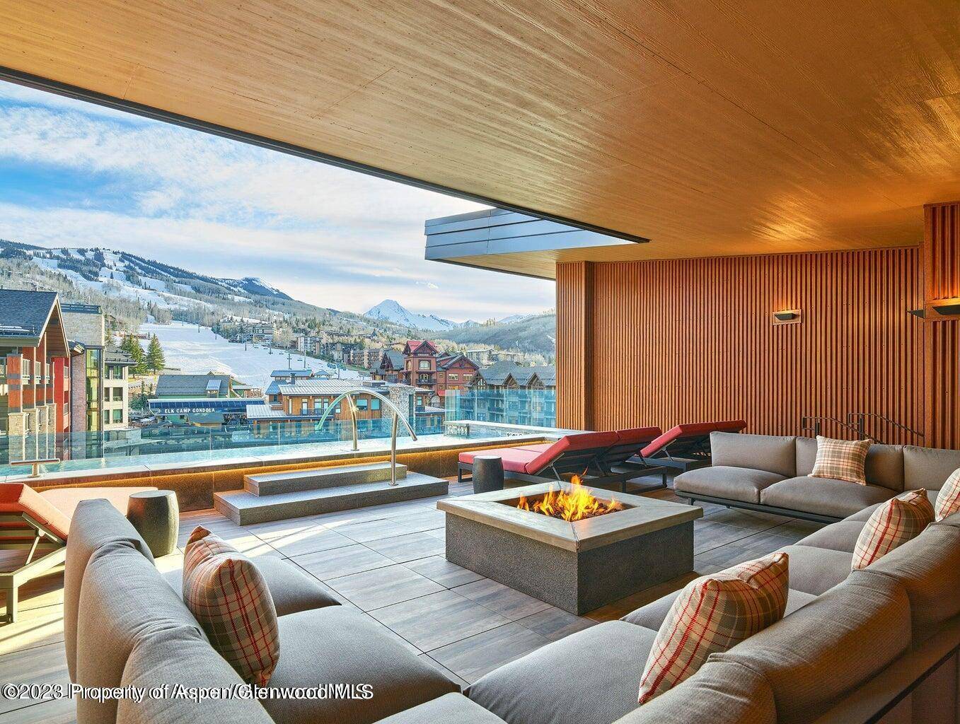 Spectacular One Snowmass 3 bedroom residence Luxury condo, completed 2021.