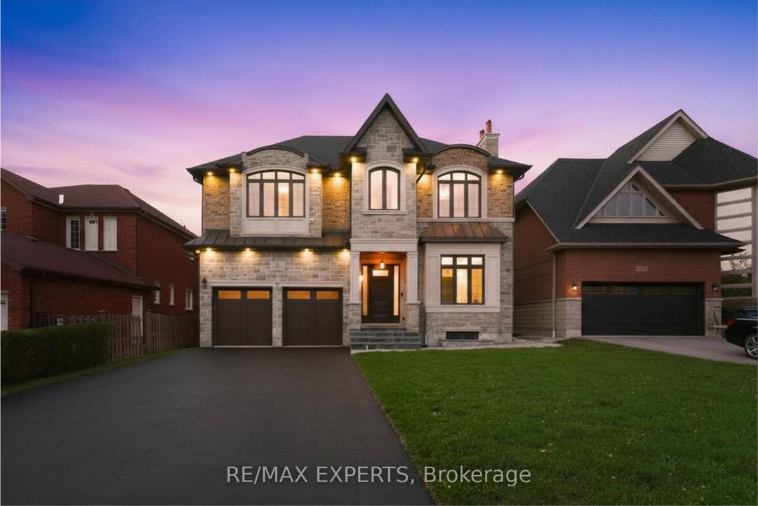 Your search ends here ! This one of a kind CUSTOM BUILT luxury residence is located in the heart of Vaughan, offering approximately 7, 125 sq.