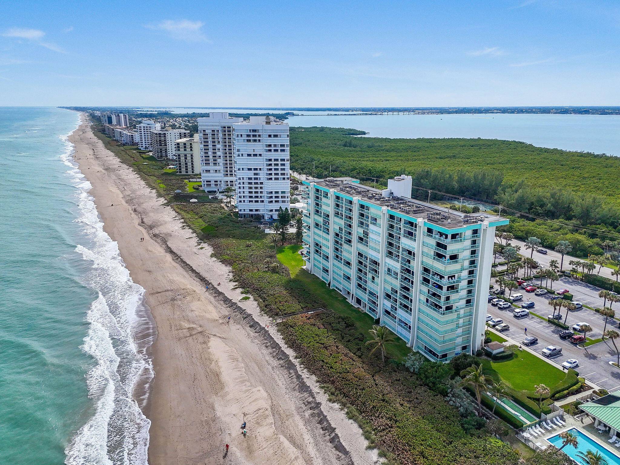 This 2 bedroom, 2 bath condo at Oceana North 1 on Hutchinson Island offers stunning ocean views and comfortable, move in ready living.