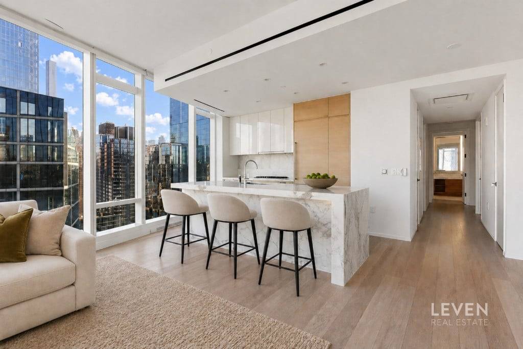 SHOWINGS BY APPT. ONLY Stunning open views take center stage in this corner two bedroom, two bath at Two Waterline Square, with interiors by acclaimed design firm Yabu Pushelberg offering ...
