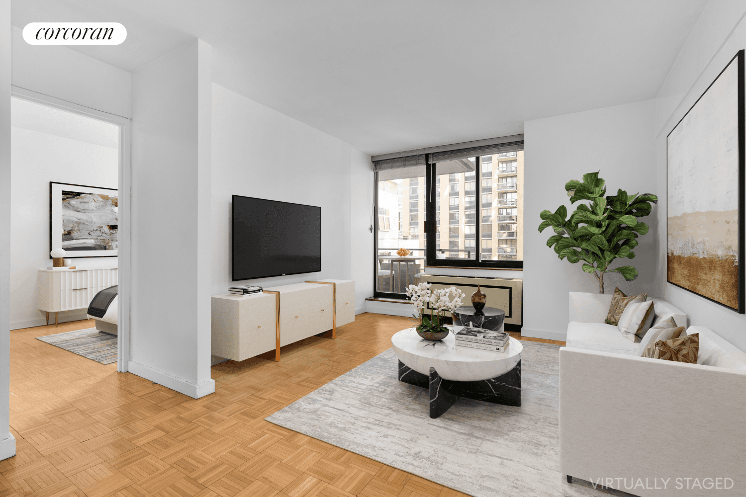 Welcome to residence 6A at the Bel Canto Condominium, a comfortable 1 bedroom 1 bathroom apartment boasting your own private balcony for tranquil and convenient city living.